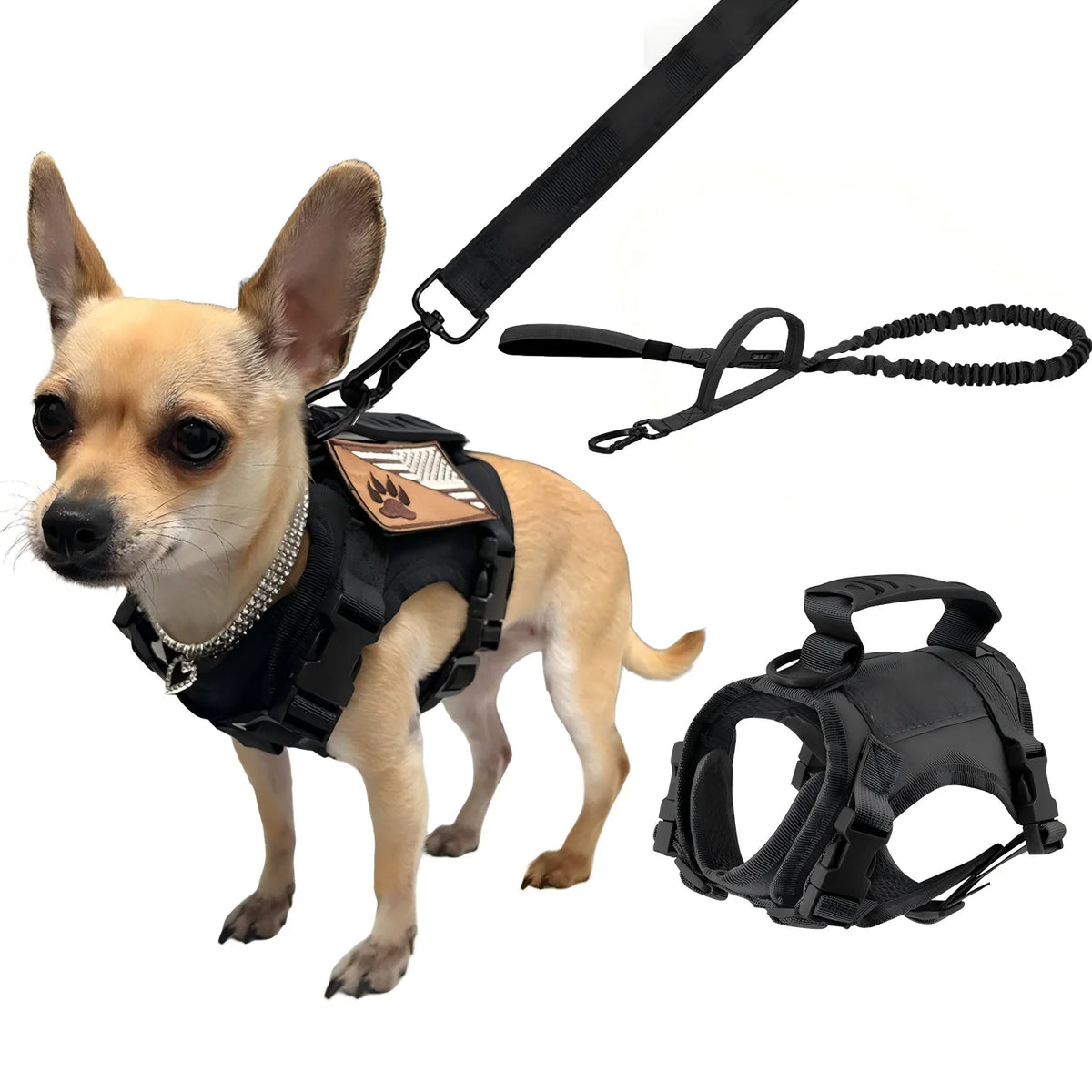 Tactical Puppy  Cats Harness Leash Set