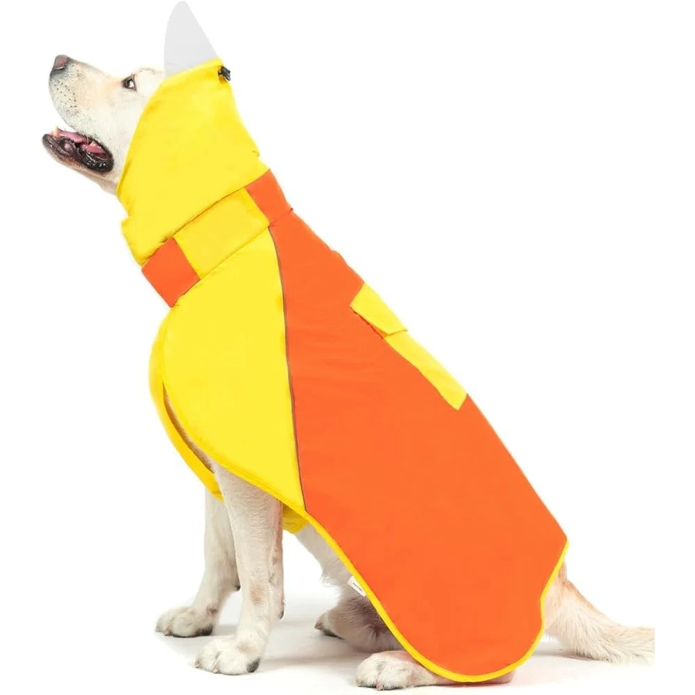 Dog Raincoat Waterproof Adjustable Medium Large Dogs