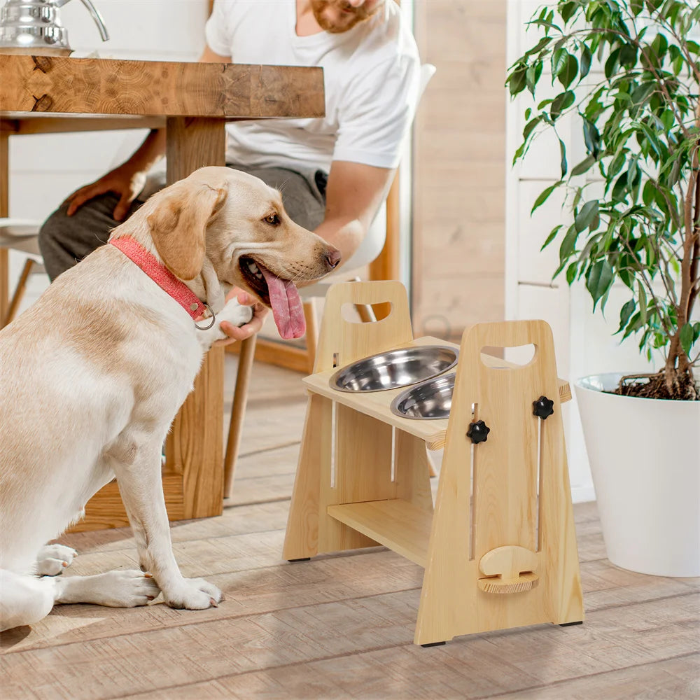 Elevated Dog Bowls Stand