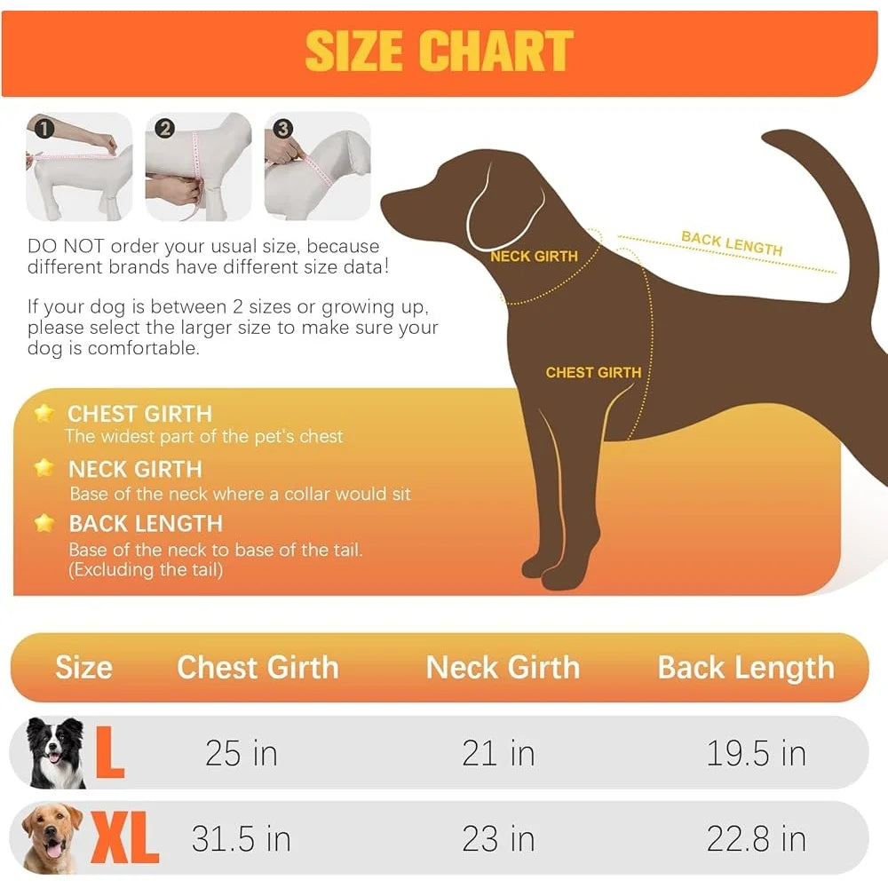 Dog Raincoat Waterproof Adjustable Medium Large Dogs