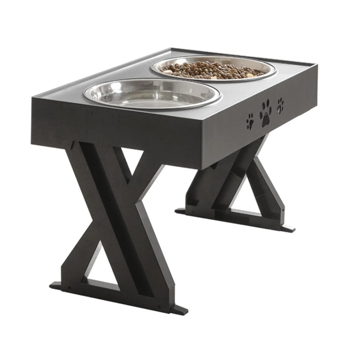 Stainless Steel Elevated Dog Bowl