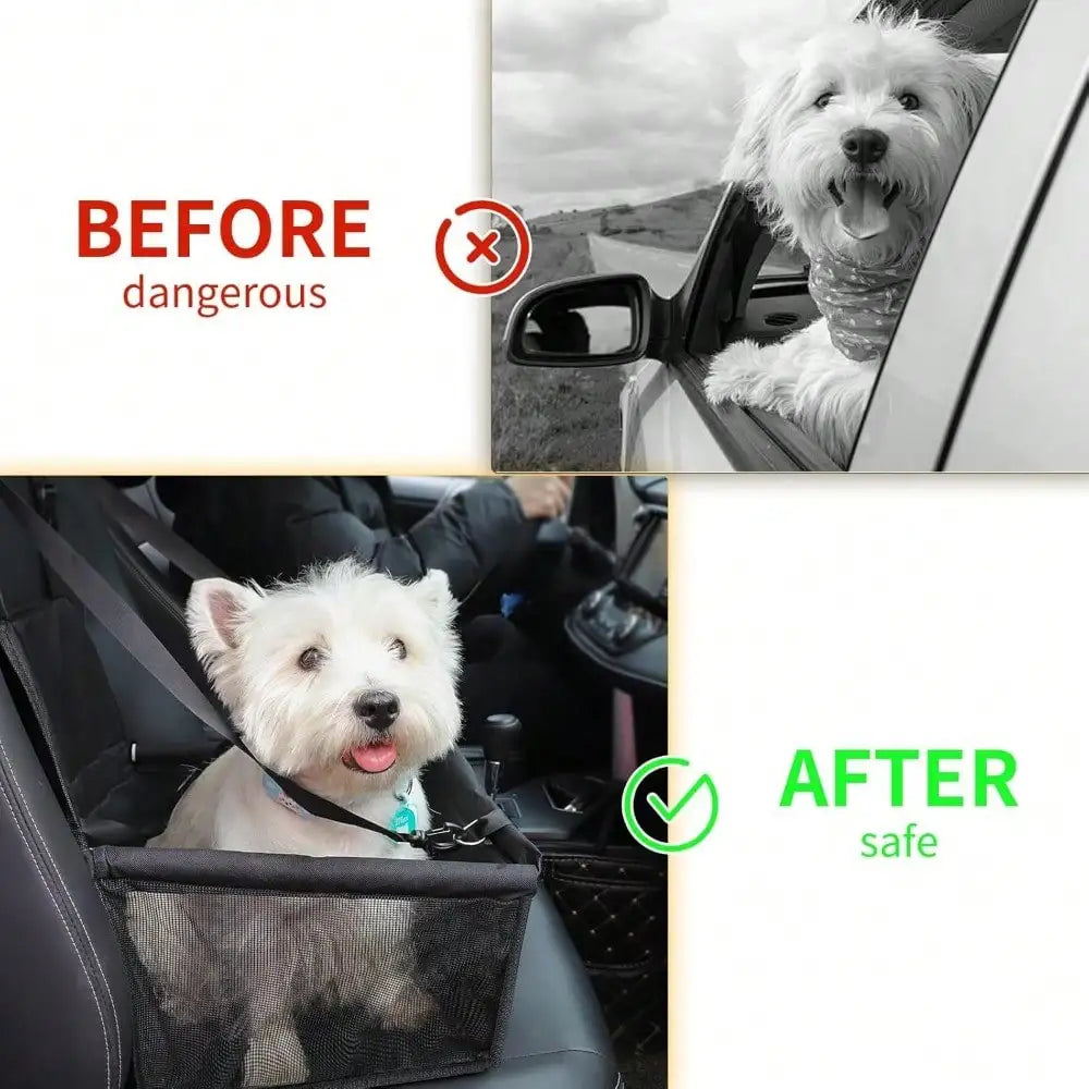 Breathable Dog Booster Car Seat