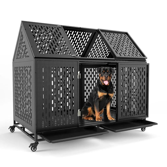 52in Heavy Duty Dog Crate XXL Kennel