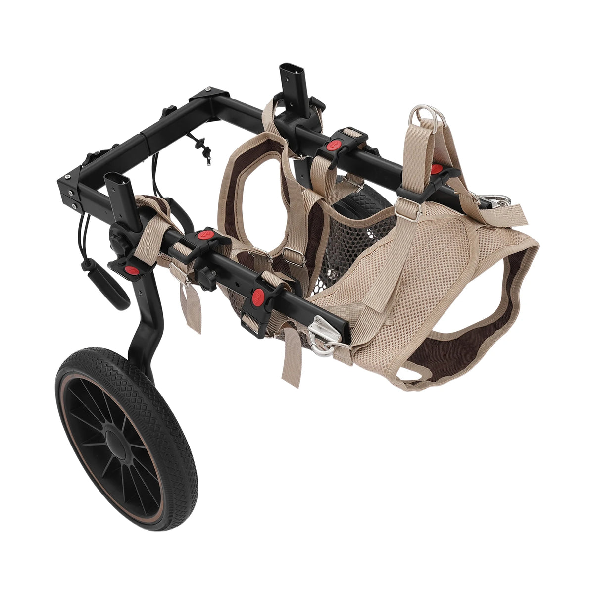 Adjustable Aluminum Alloy 2-Wheel Dog Wheelchair