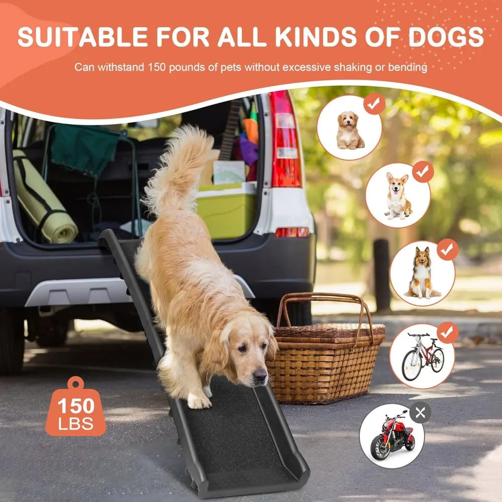 62 Inch Dog Ramp for Car Truck SUVs