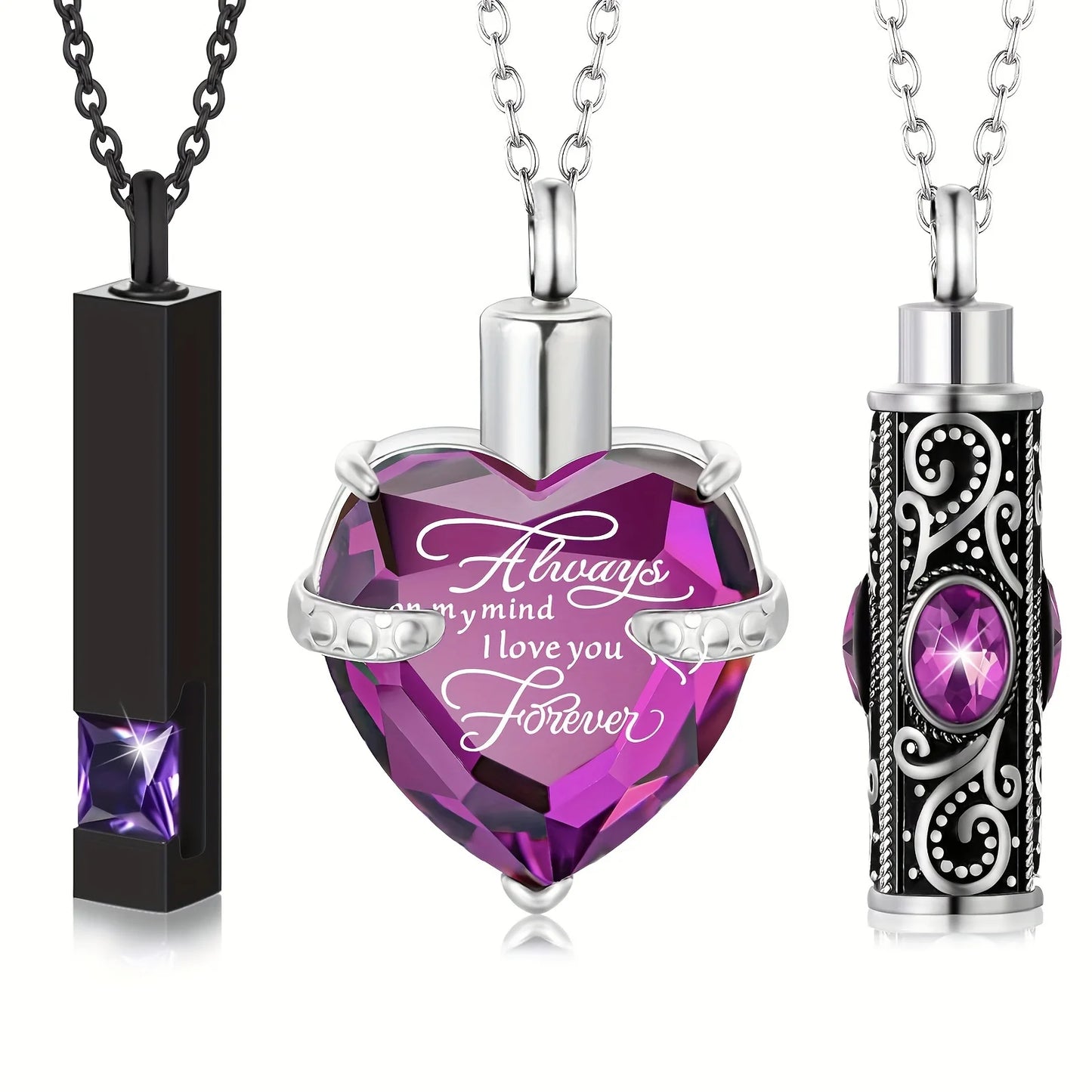 1pc Padlock Cremation Necklaces