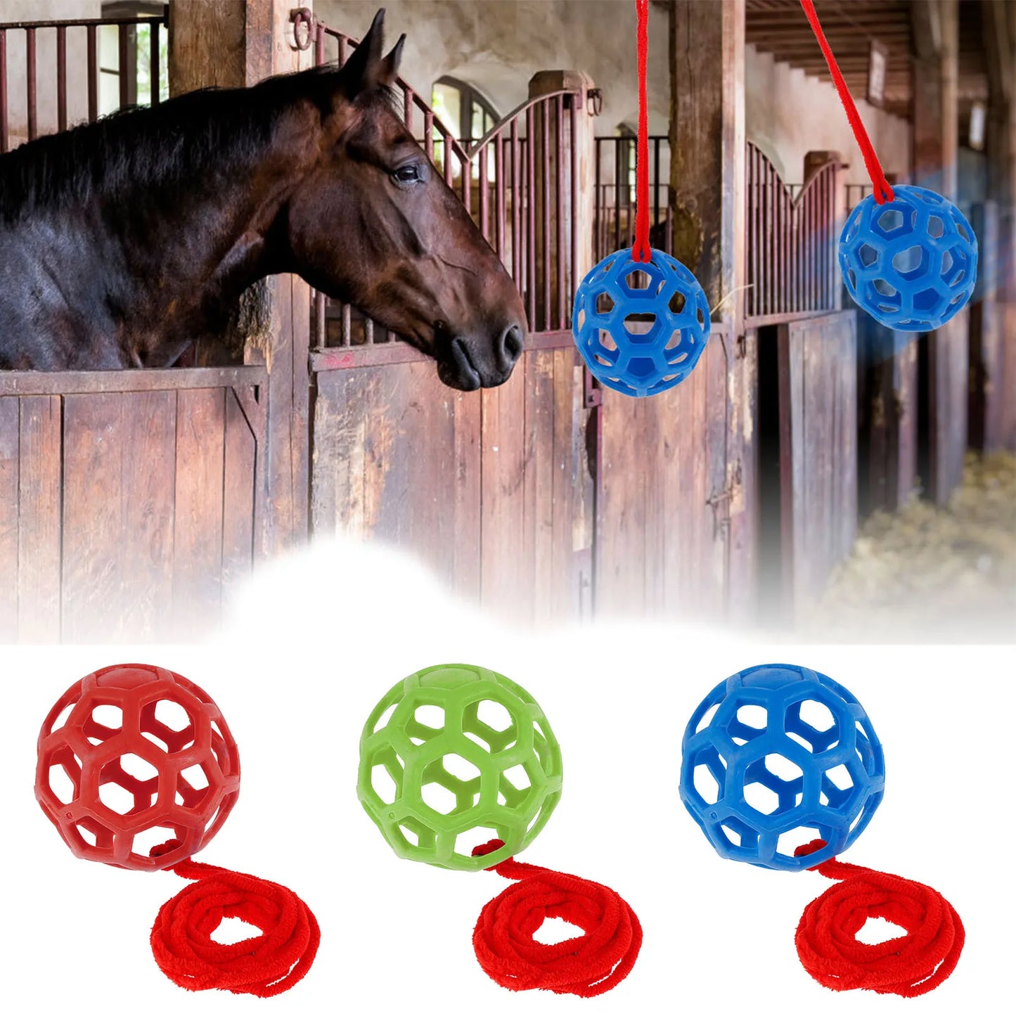 Horse and Goats Ball Hay Feeder