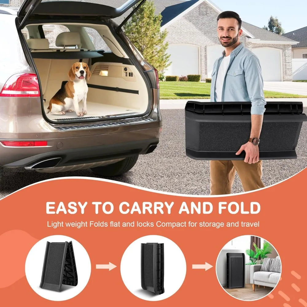 62 Inch Dog Ramp for Car Truck SUVs