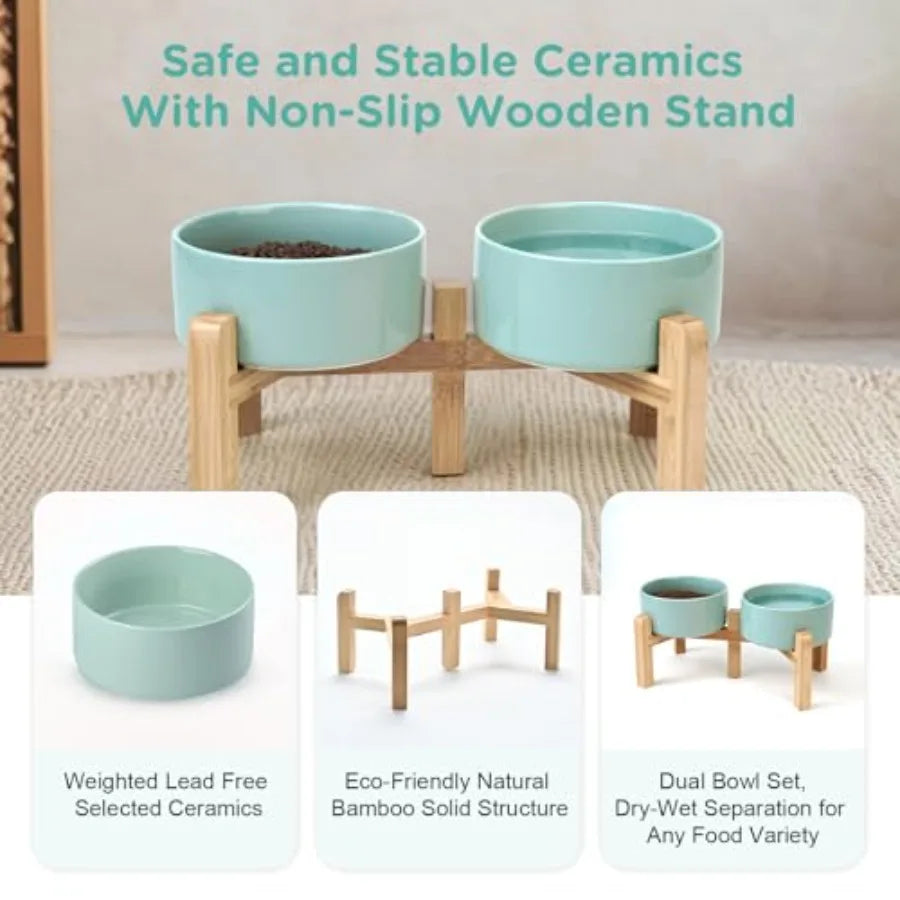 Elevated Ceramic Dog Bowls